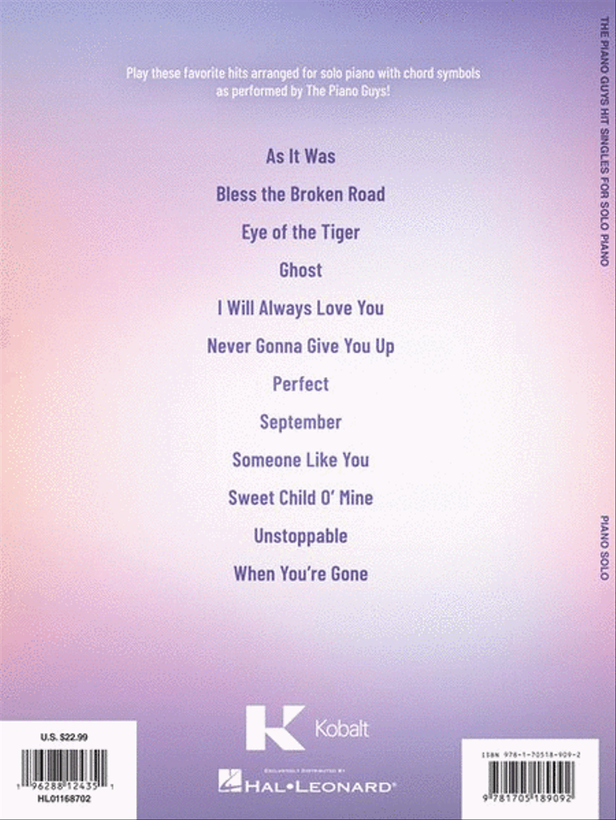 The Piano Guys Hit Singles for Piano Solo Piano Solo scores gallery preview page 7