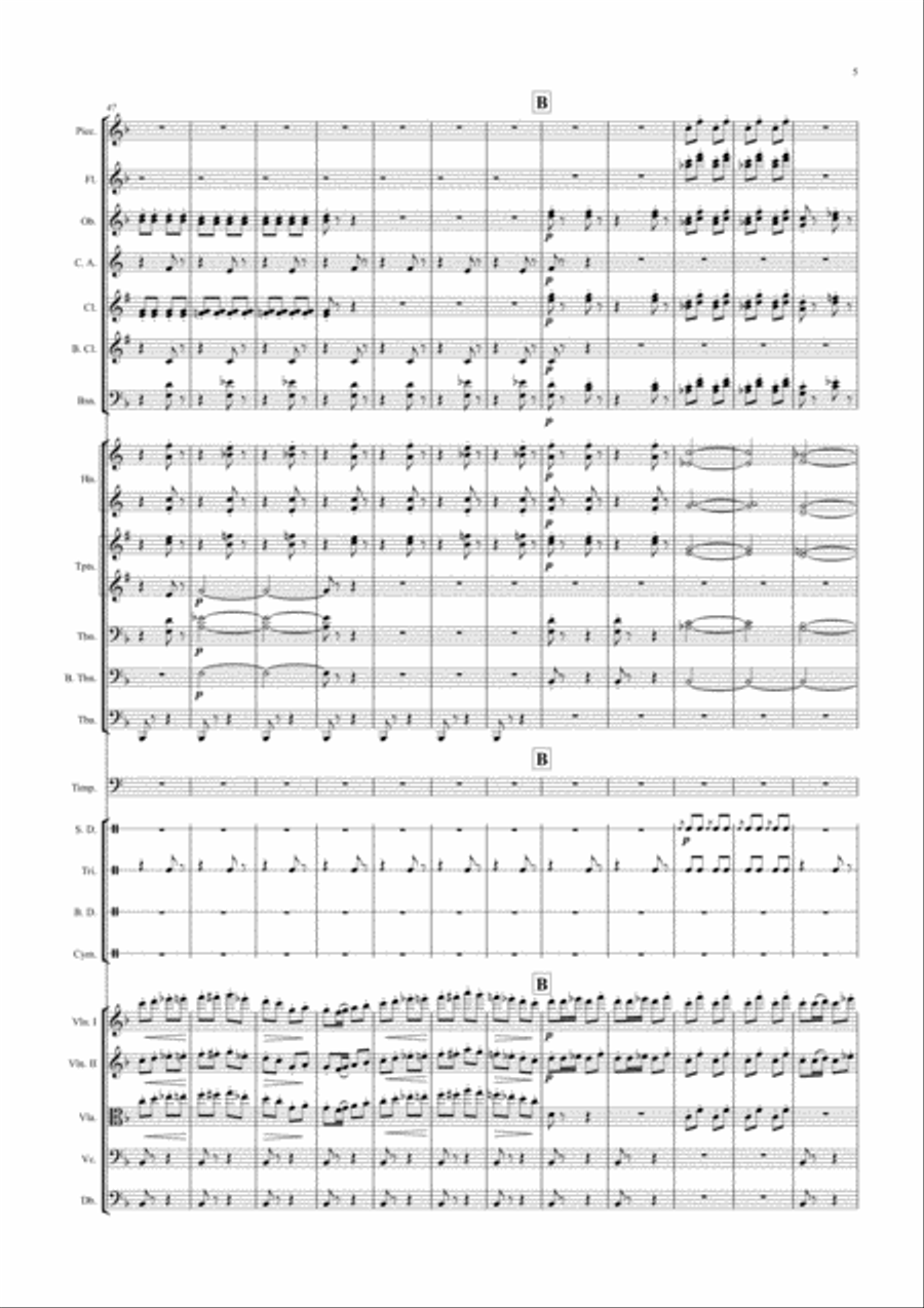 Danse Diabolique(full score & parts) Small Ensemble scores gallery preview page 5