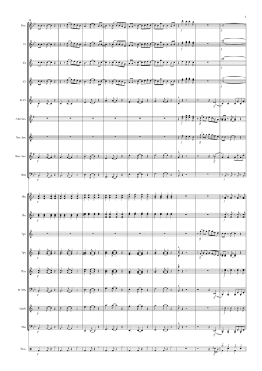 Made You Look Made You Look Concert Band scores gallery preview page 5