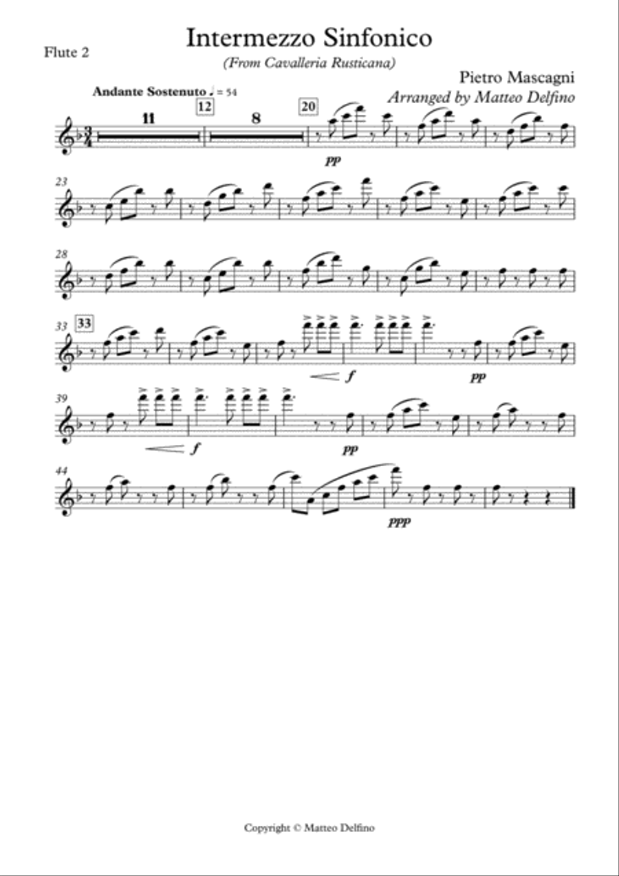 Intermezzo (From Cavalleria Rusticana) [Full Orchestra] Full Orchestra scores gallery preview page 6