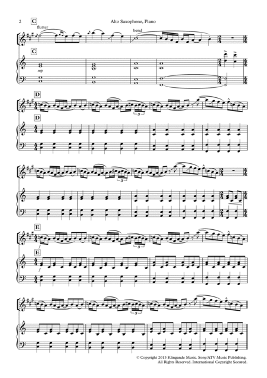 Jubel Alto Saxophone Digital Sheet Music Sheet Music Plus