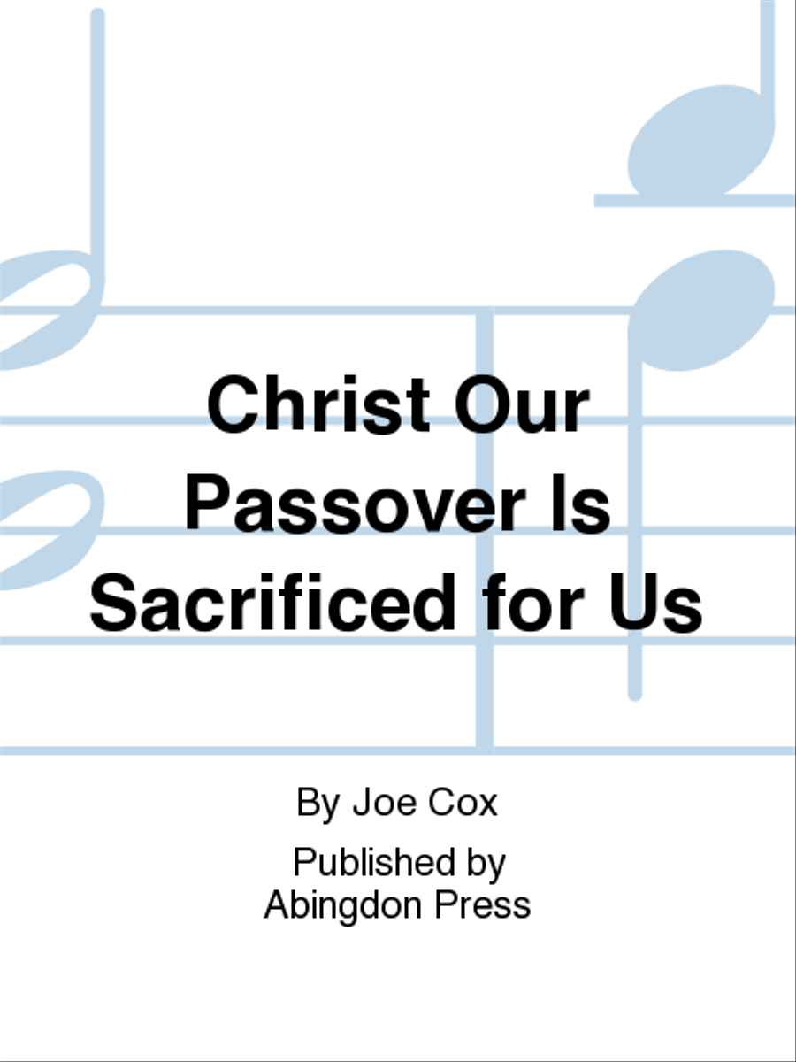 Christ Our Passover Is Sacrificed for Us Choir scores gallery preview page 1