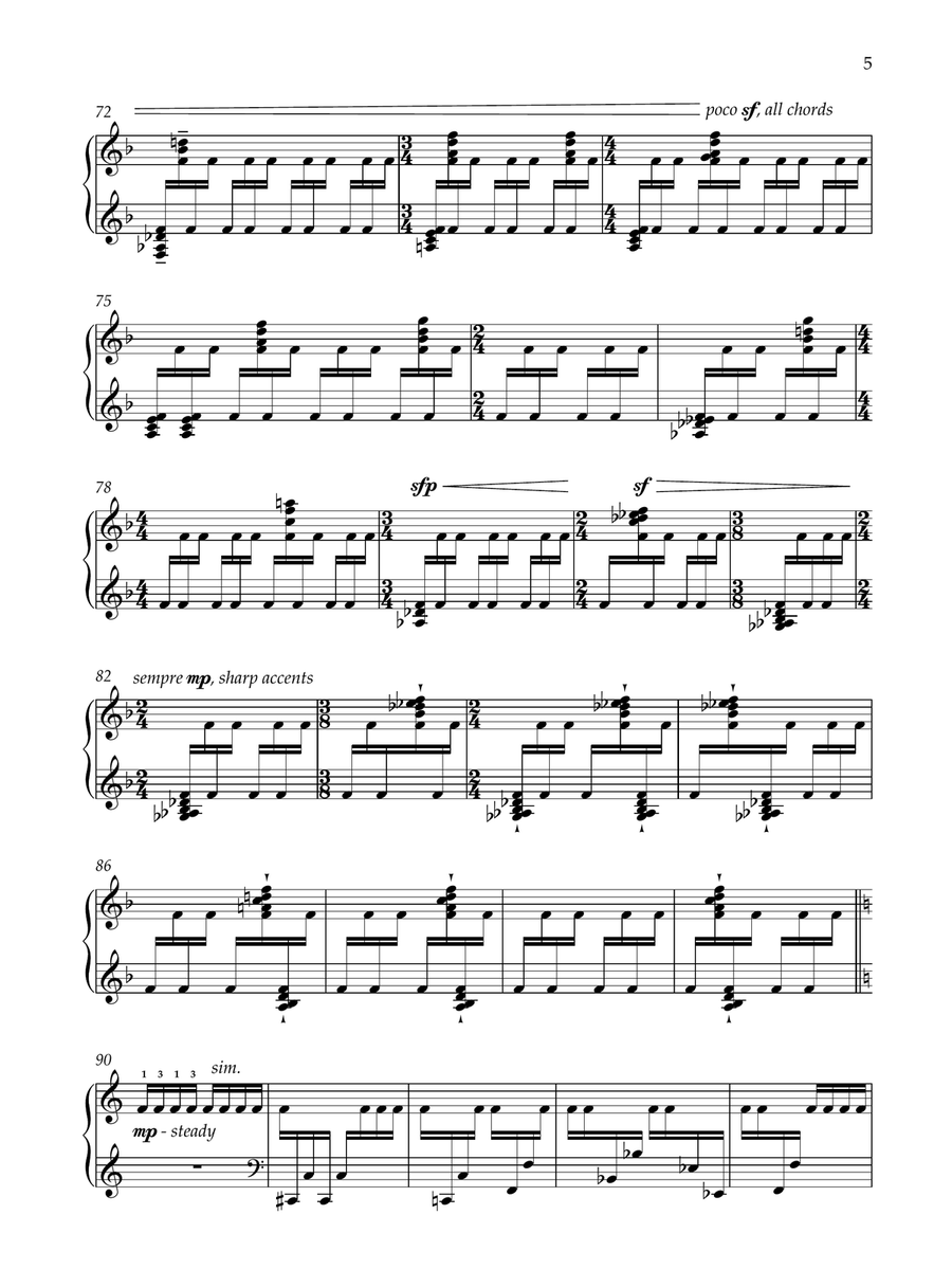 Short Stuff Piano Solo scores gallery preview page 5