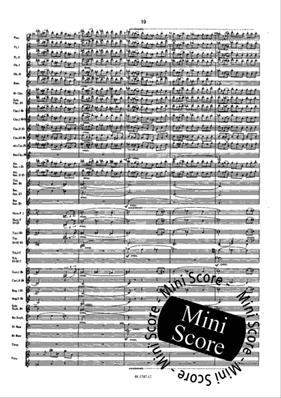 Symphonie de l'Eau Concert Band scores gallery preview page 23