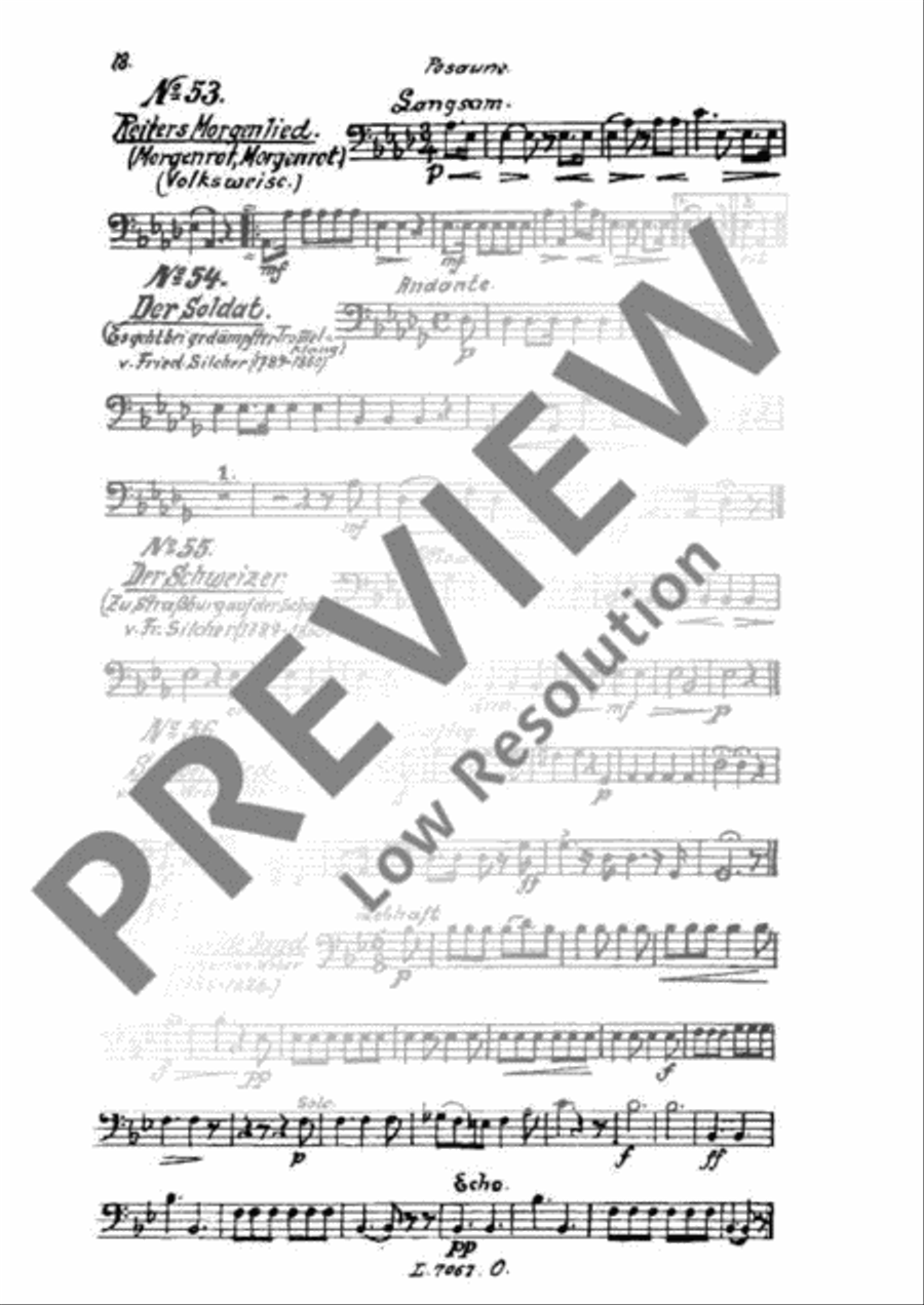 Hannovera Trombone scores gallery preview page 21