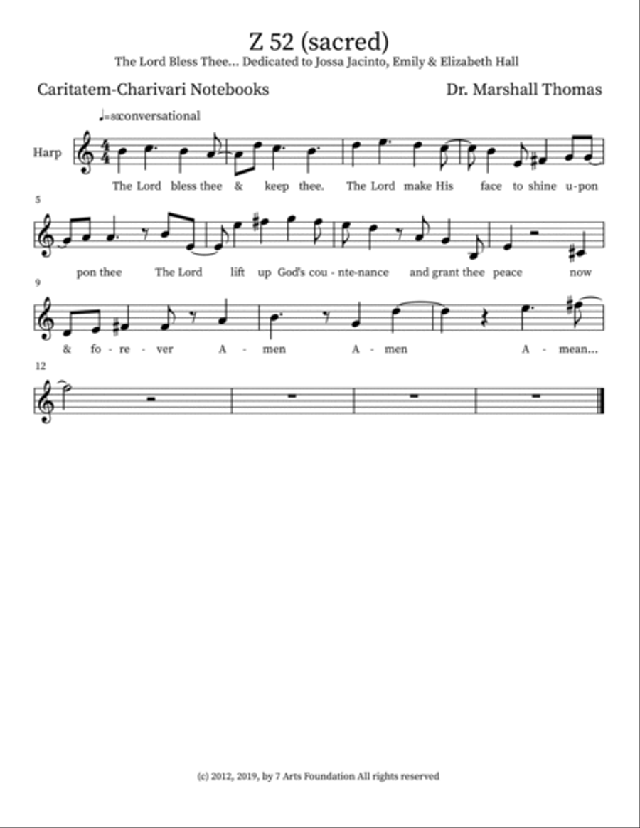 Z 52 (sacred) Small Ensemble scores gallery preview page 3