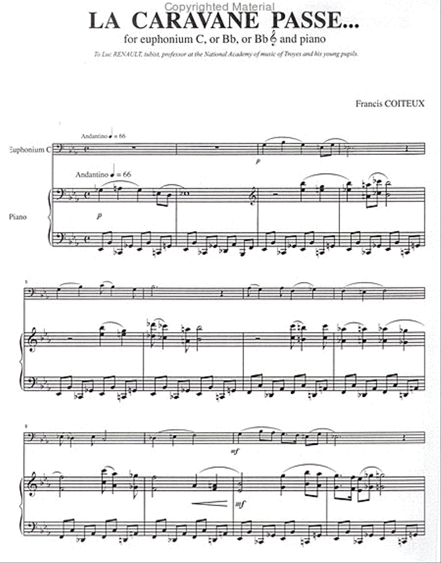 La Caravane passe… La Caravane passe… Tuba scores gallery preview page 2