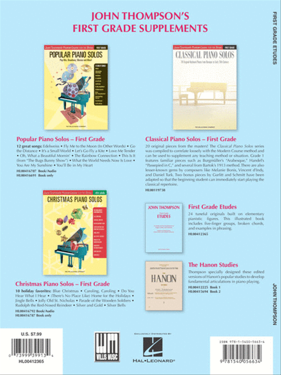 First Grade Etudes First Grade Etudes Piano Method scores gallery preview page 5