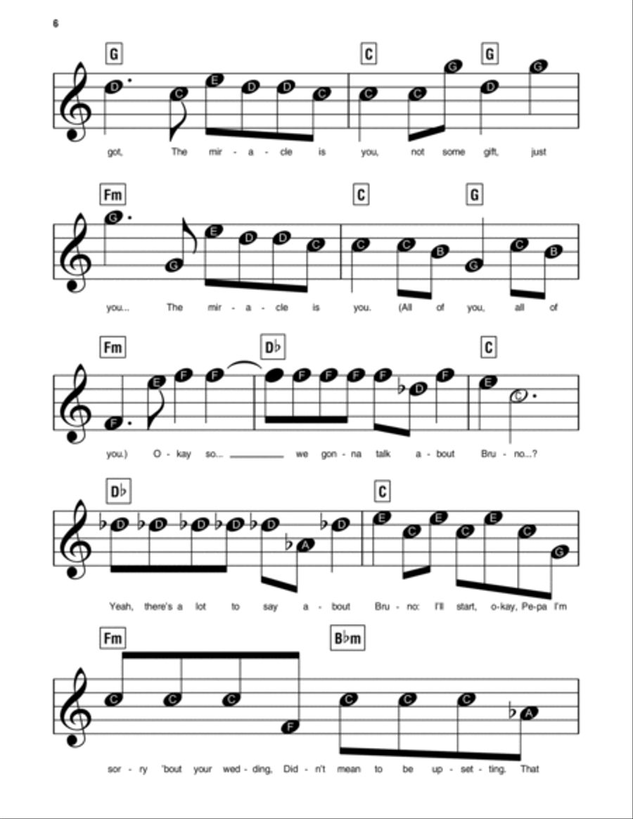 All Of You Easy Piano scores gallery preview page 3