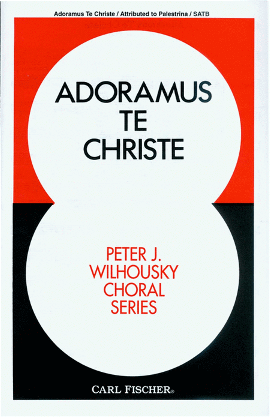 Adoramus Te Christe 4-Part scores gallery preview page 1
