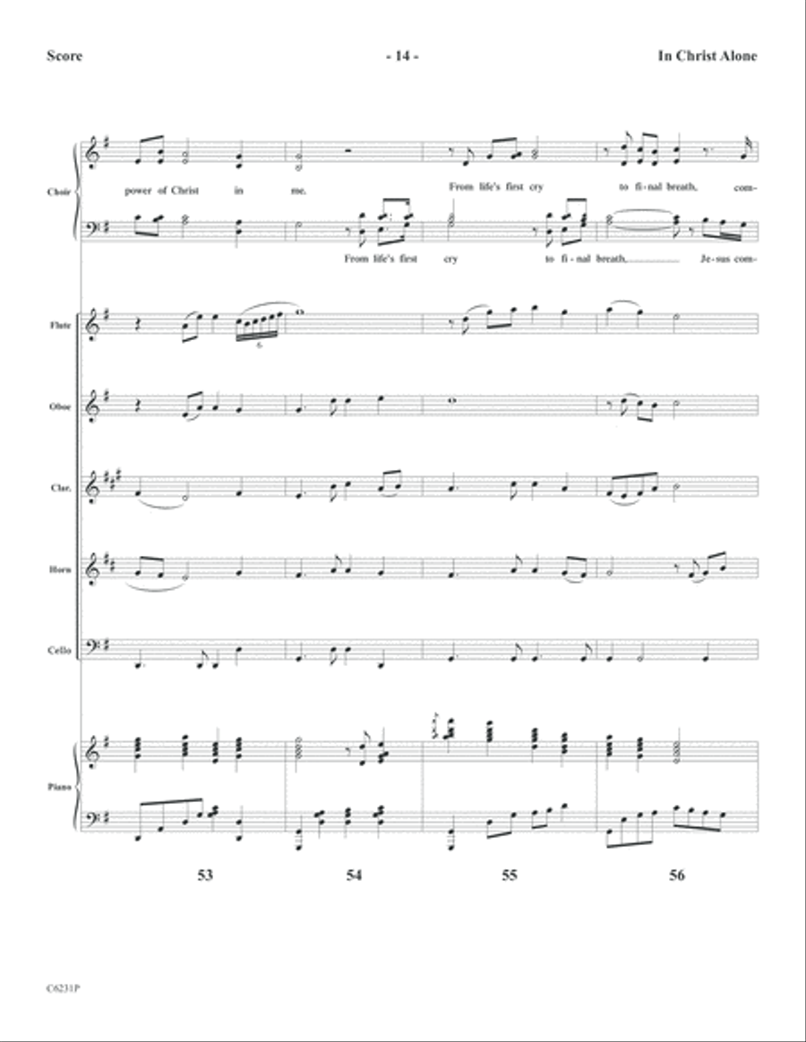 In Christ Alone with Cornerstone Choir scores gallery preview page 16