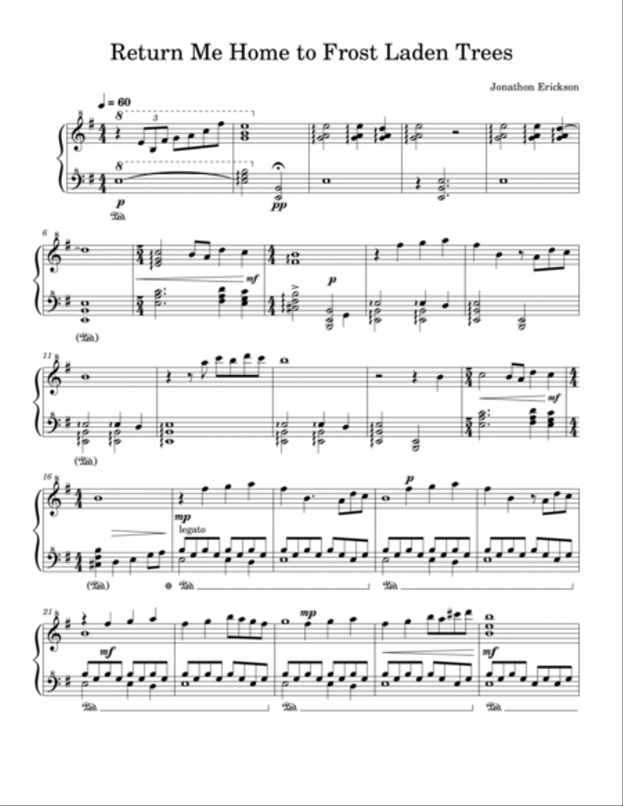 Return Me Home to Frost Laden Trees Chamber Music scores gallery preview page 2