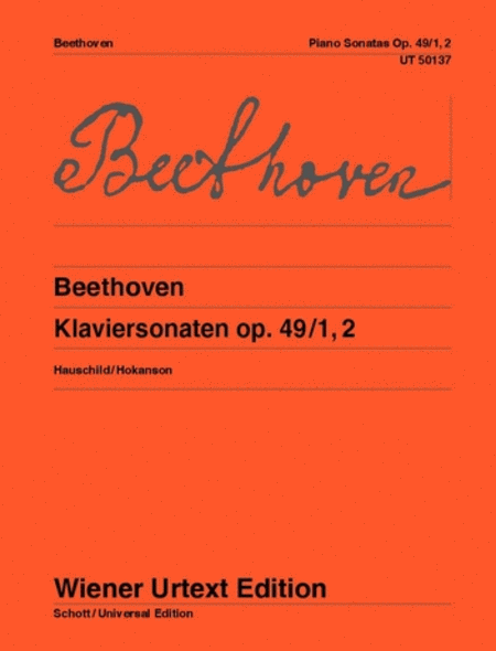 Beethoven : Piano Sonatas, Op. 49/1, 2