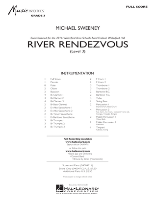 Book cover for River Rendezvous - Full Score (Level 3)