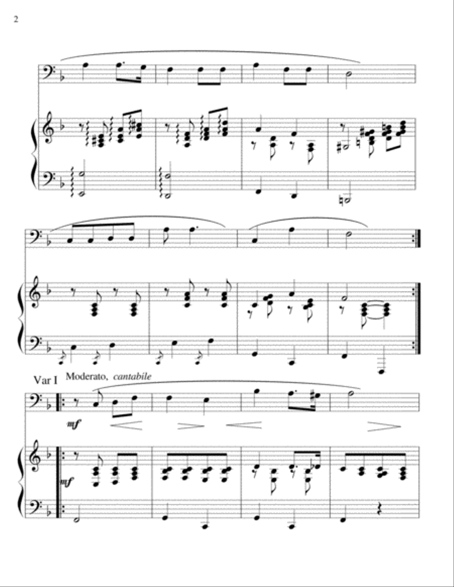 I Love You Truly-trombone/piano Piano scores gallery preview page 2