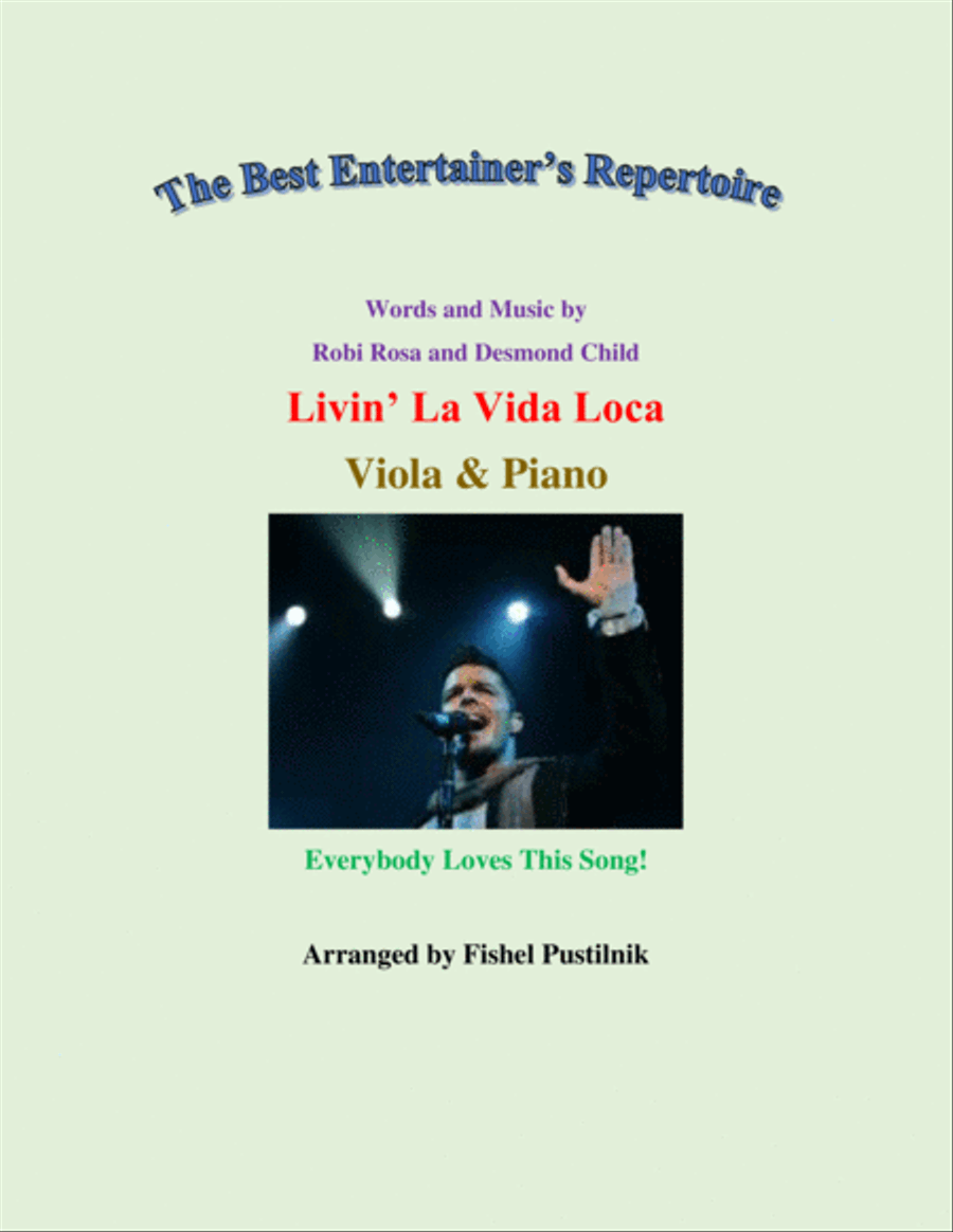 Livin' La Vida Loca Viola scores gallery preview page 1