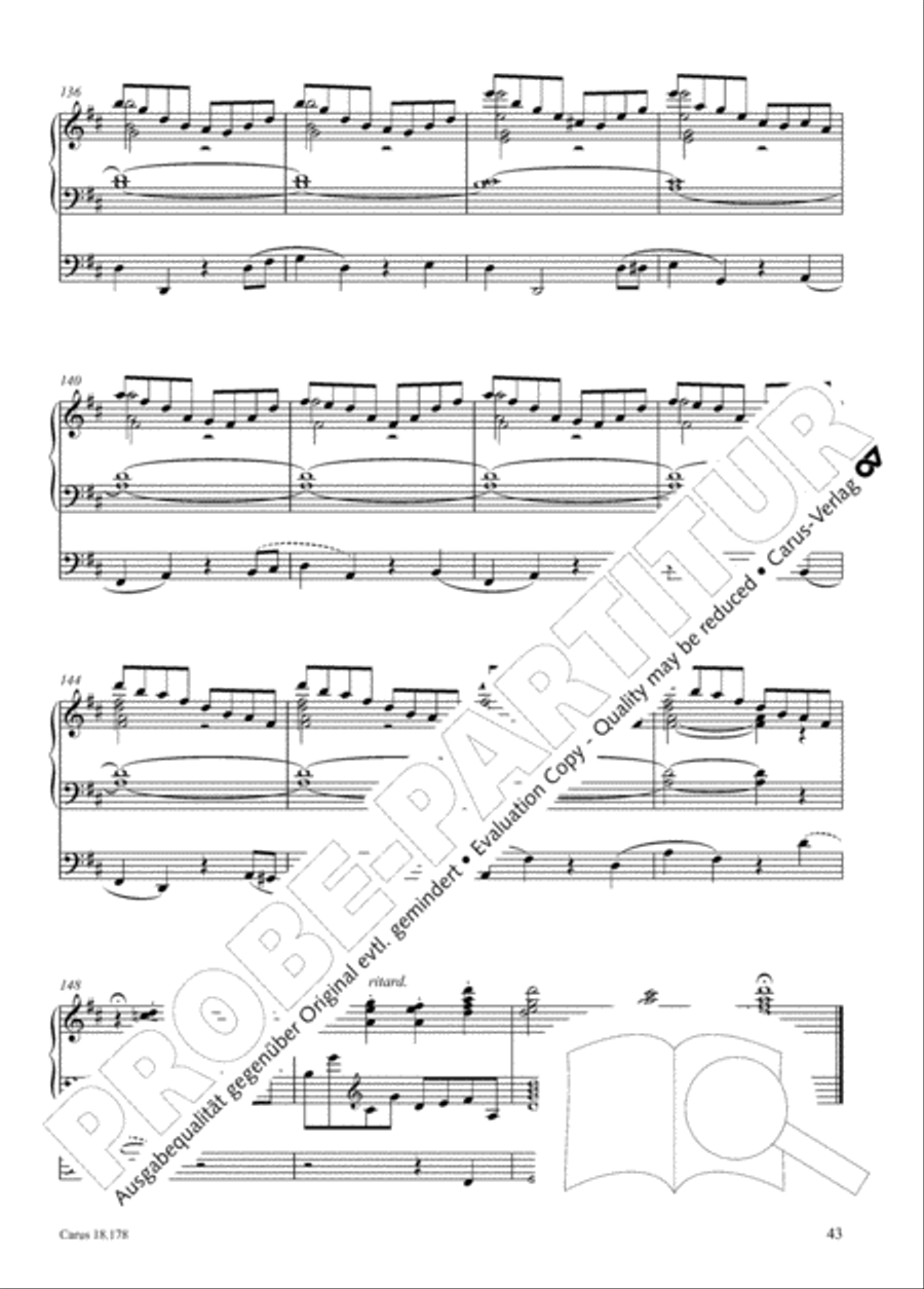 Symphonie No. II pour Orgue Organ scores gallery preview page 58