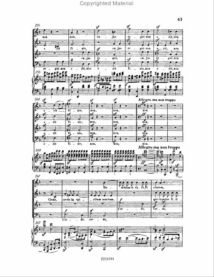 Missa Solemnis, Op.123 Choir scores gallery preview page 63