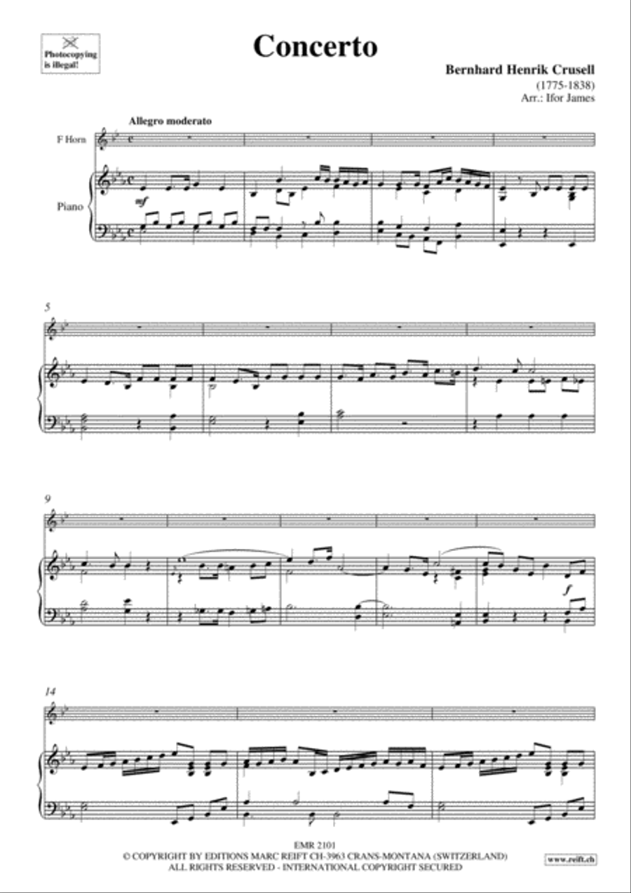 Concerto Horn scores gallery preview page 4