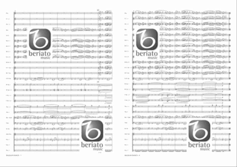 Balkan Dance Concert Band scores gallery preview page 5