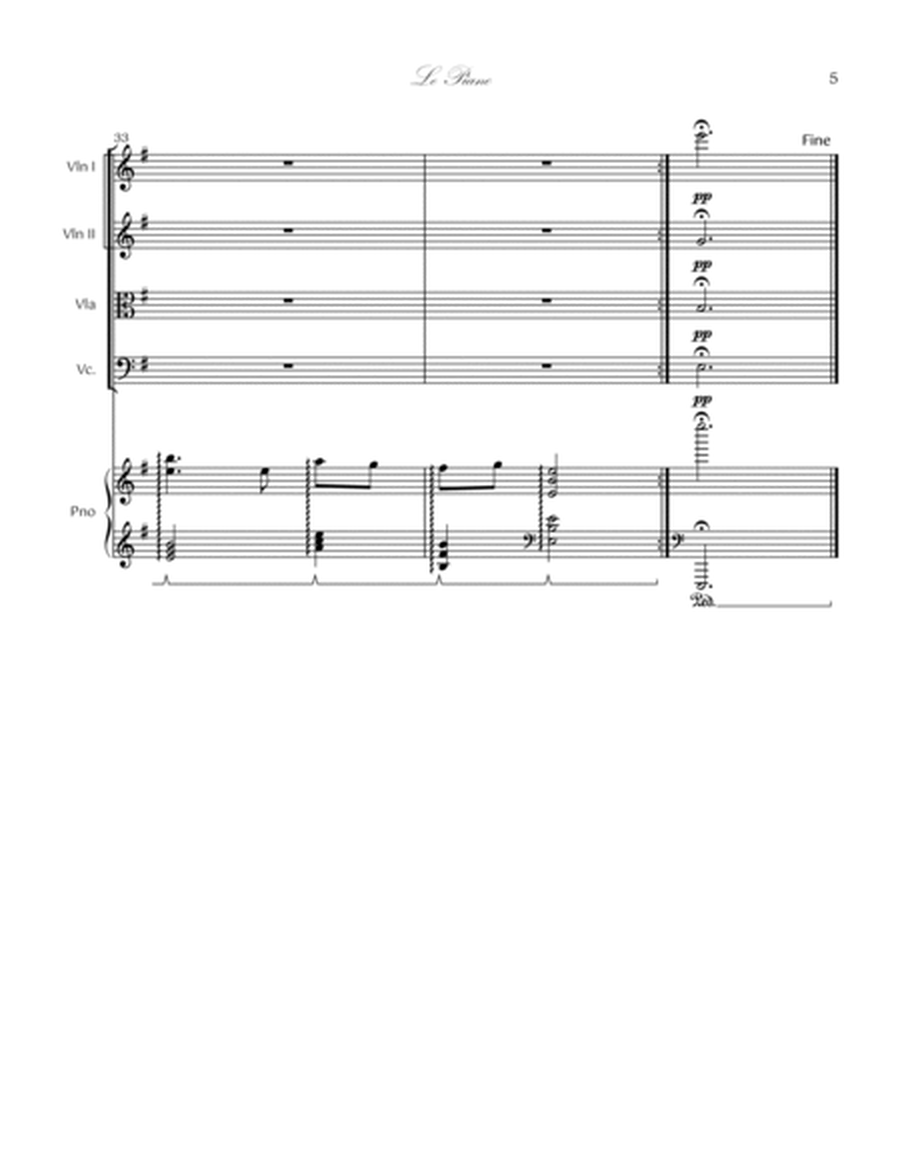 04. Le Piano -Piano Quintet