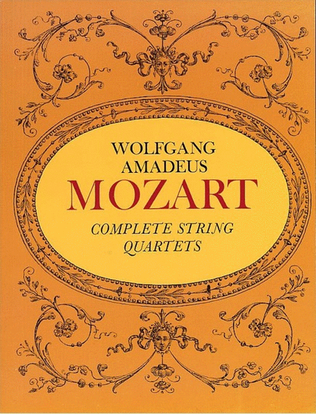 Book cover for Mozart - Complete String Quartets Full Score