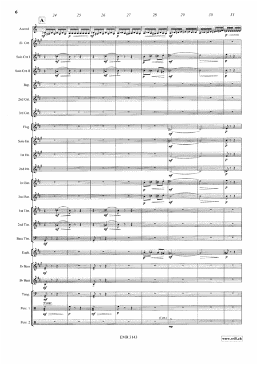 Flight Of The Bumble-Bee Brass Band scores gallery preview page 7
