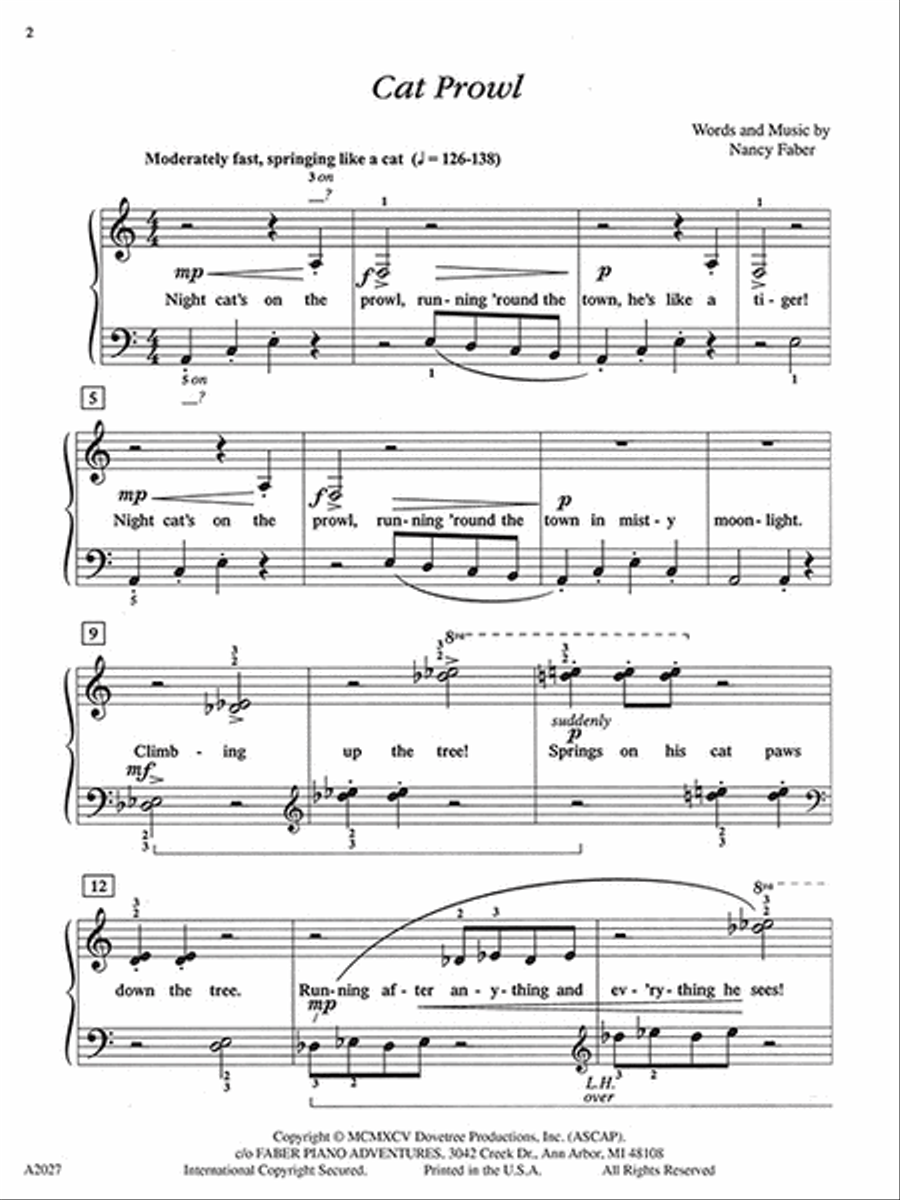 Cat Prowl Cat Prowl Piano Method scores gallery preview page 2