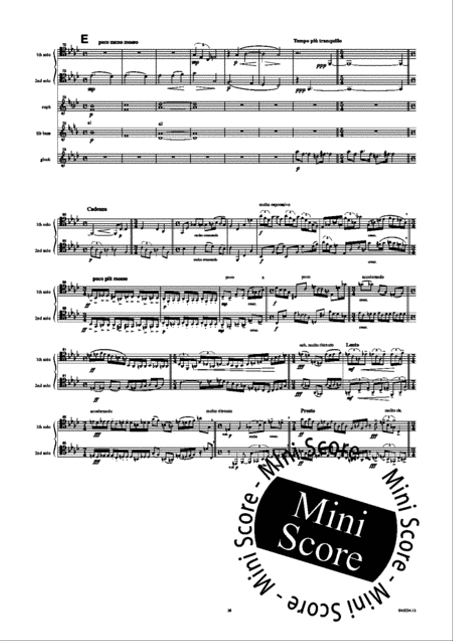 Rainforest Concerto Brass Band scores gallery preview page 34