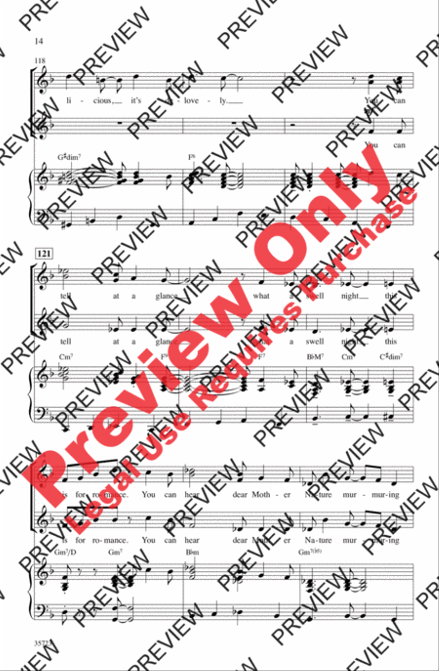 Let's Fall in Love Women's Choir scores gallery preview page 14