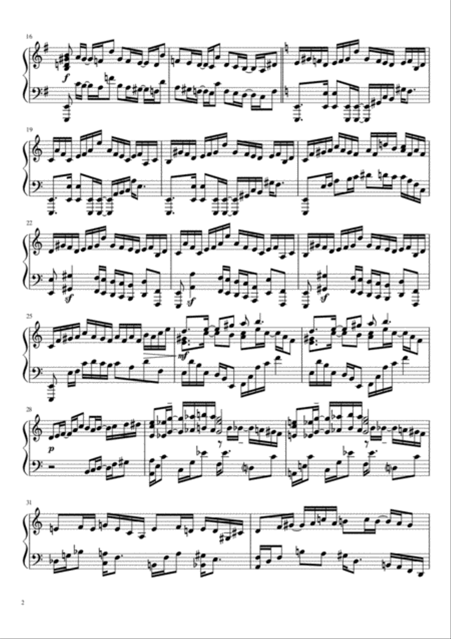 Fantasie №2 Piano Solo scores gallery preview page 2