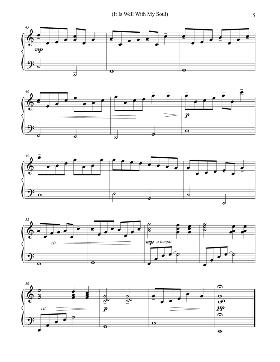 Sacred Moments at the Piano, Vol. II Piano Solo scores gallery preview page 5