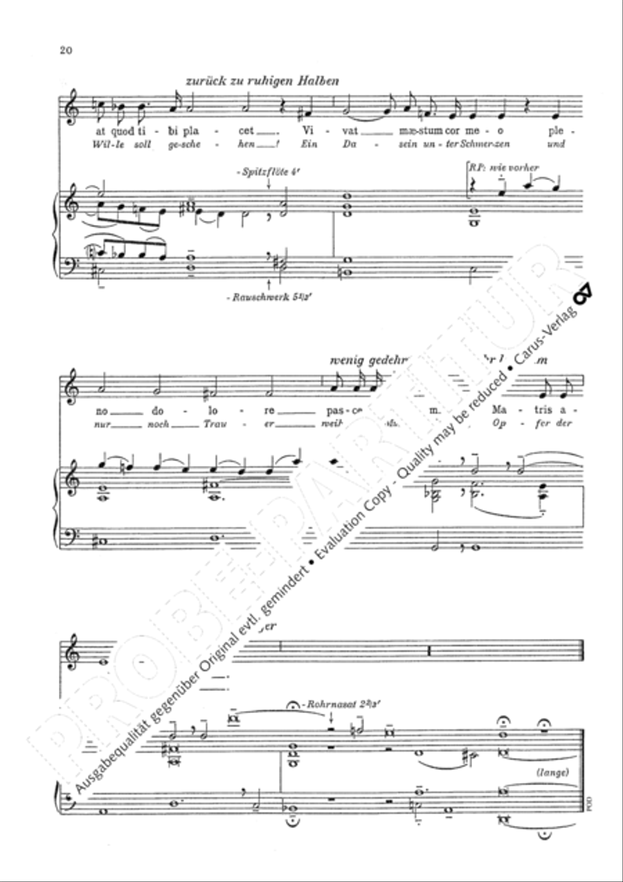 Marienklage Alto Voice scores gallery preview page 23
