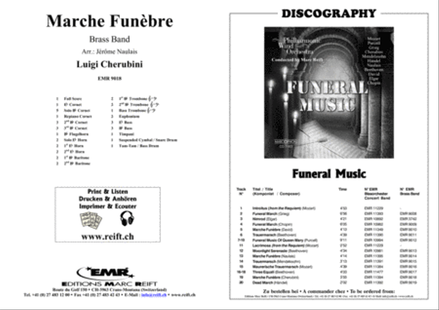Marche Funebre Brass Band scores gallery preview page 2