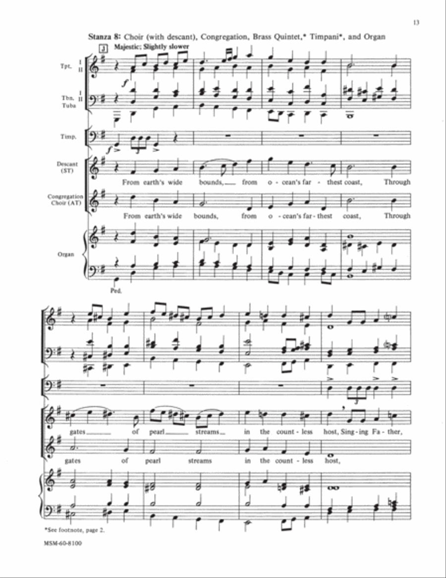 For All the Saints (Full Score) Choir scores gallery preview page 8