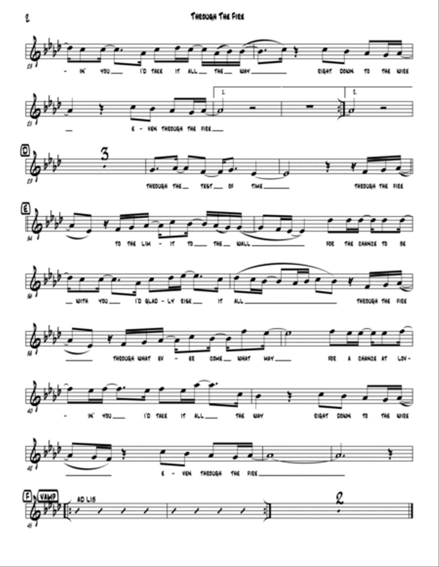 Through The Fire Jazz Ensemble scores gallery preview page 4
