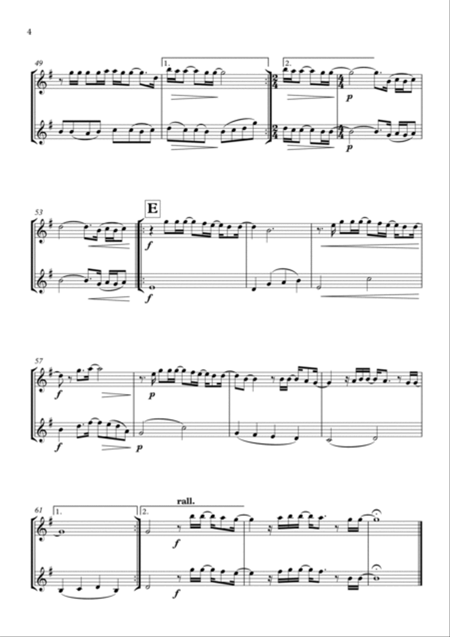 Goodness Of God Clarinet Duet scores gallery preview page 4