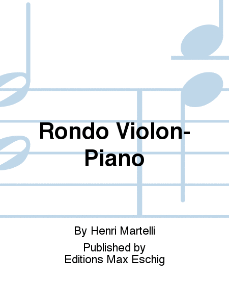 Rondo Violon-Piano