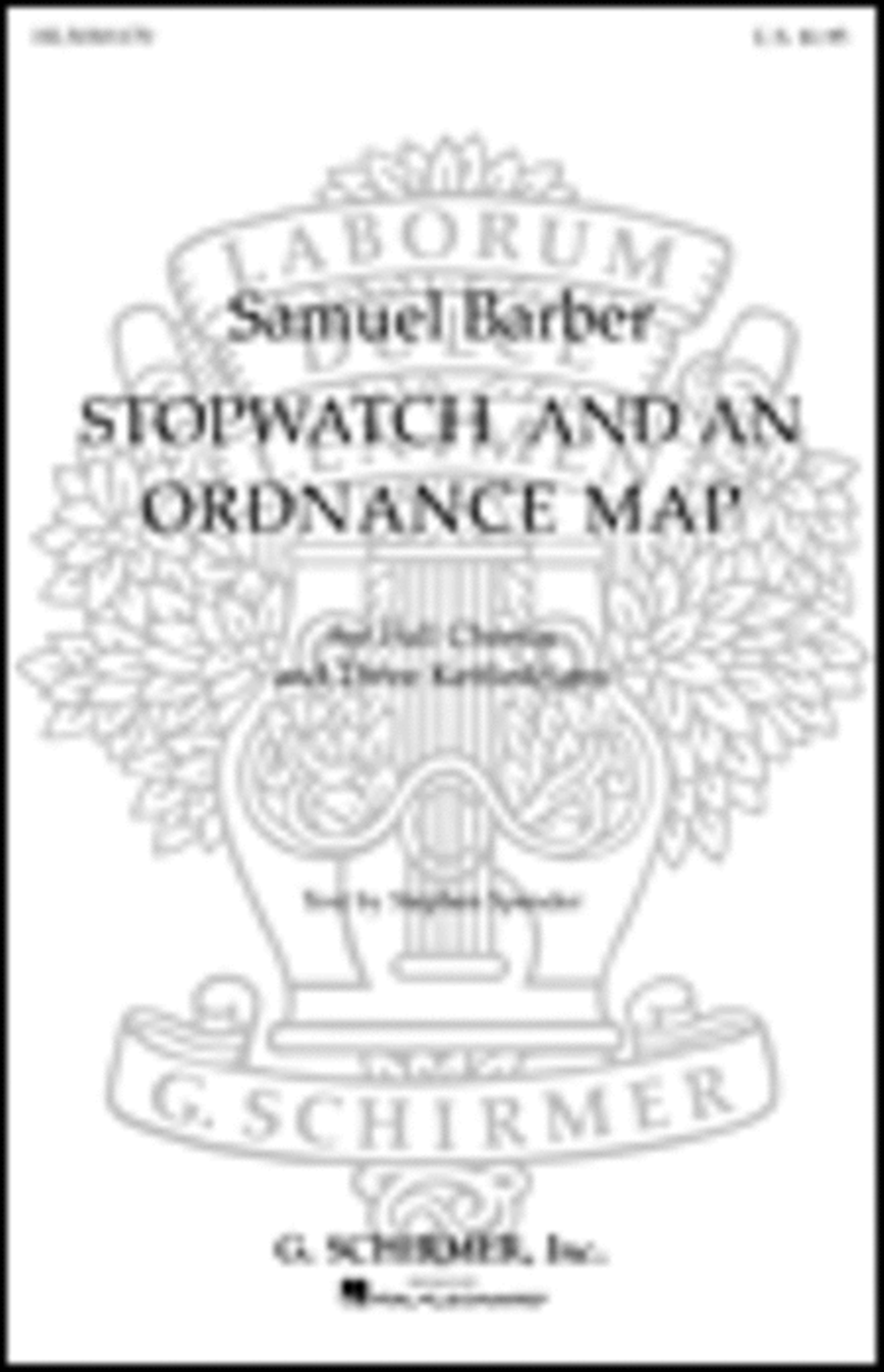 Stopwatch And An Ordinance Map 3 Tympani TTBB scores gallery preview page 1