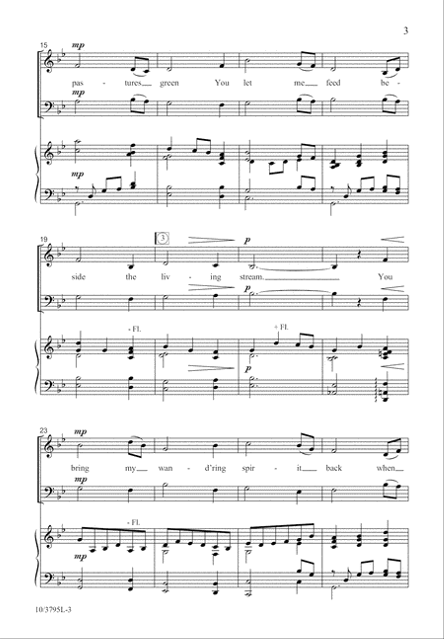 My Shepherd Will Supply My Need 2-Part scores gallery preview page 4