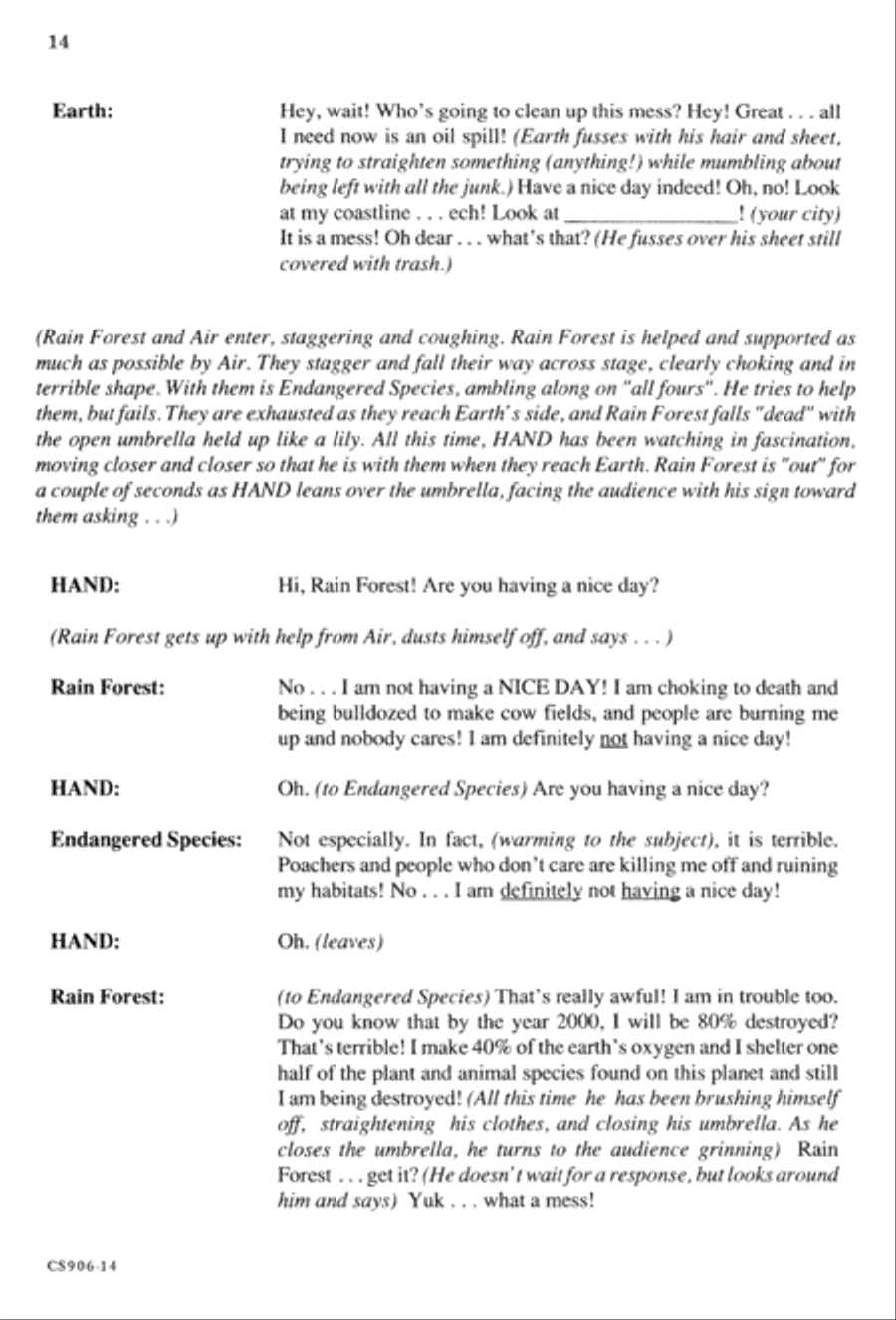 Gonna Have An Earth Day - Singer's Ed Unison Choir scores gallery preview page 16