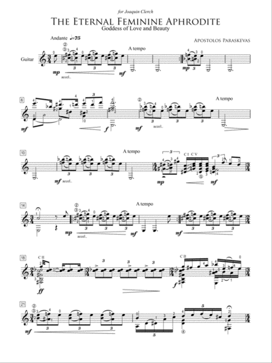 The Eternal Feminine Guitar Solo scores gallery preview page 4