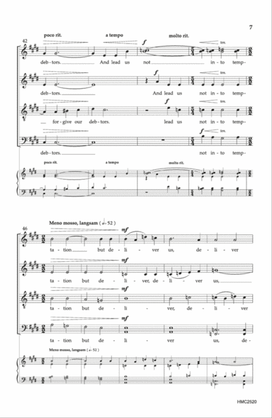 Thy Will Be Done 4-Part scores gallery preview page 5