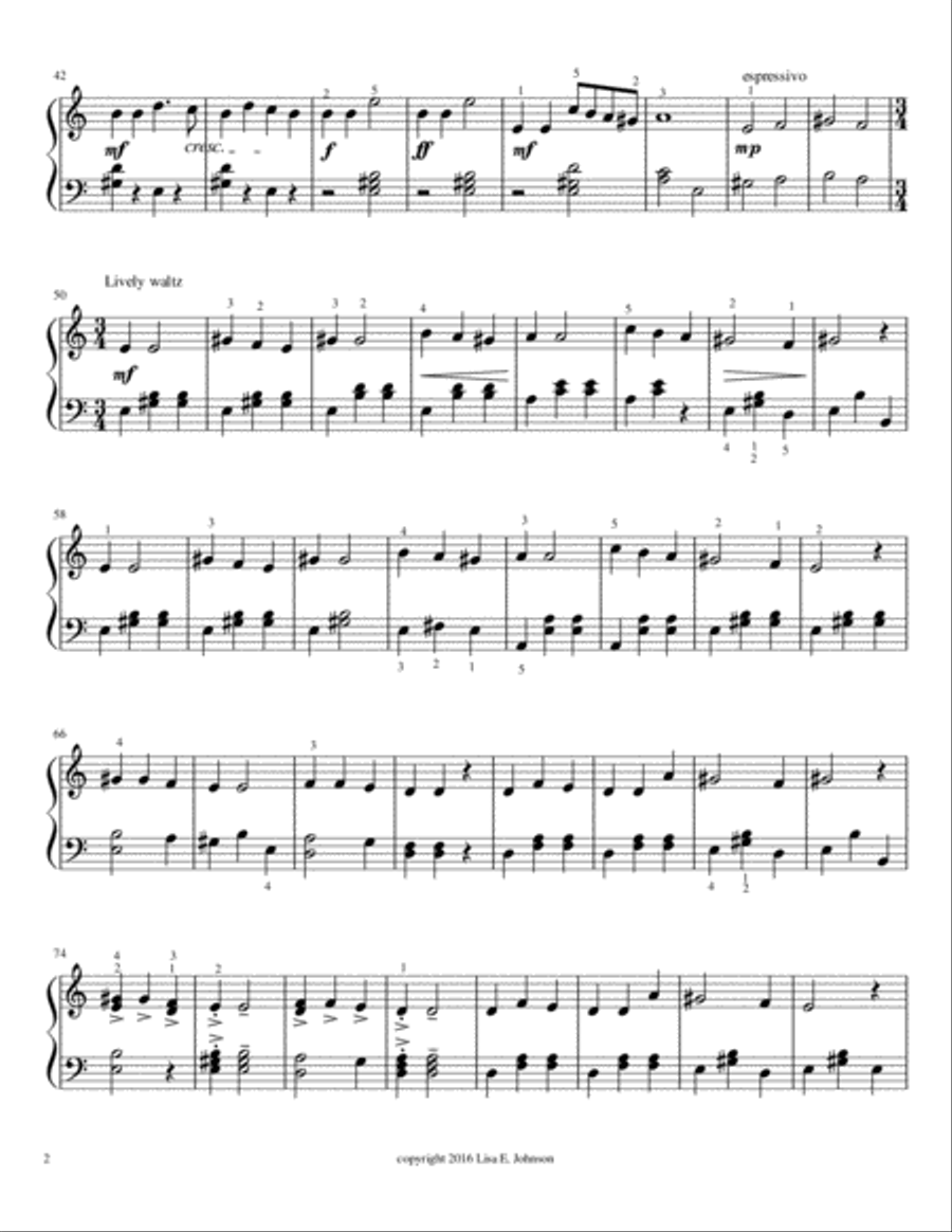 Hava Nagila: Theme and Variation Piano Solo scores gallery preview page 2