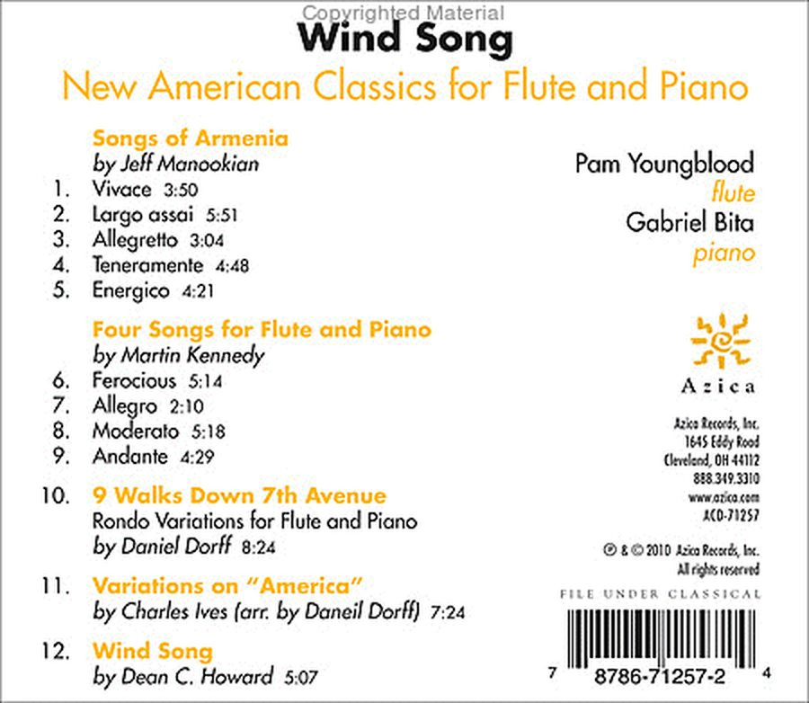 Wind Song: New American Classi