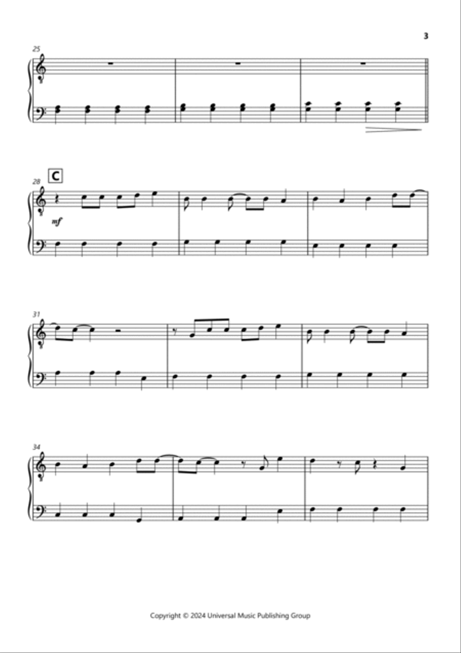 Fortnight Easy Piano scores gallery preview page 3