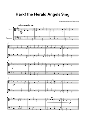 Felix Mendelssohn Bartholdy - Hark the Herald Angels Sing (for Viola and Bassoon)