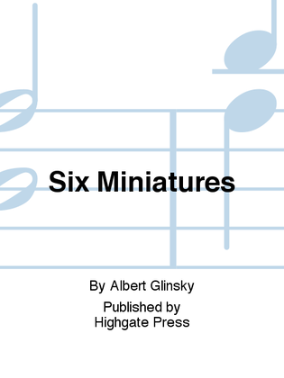 Book cover for Six Miniatures