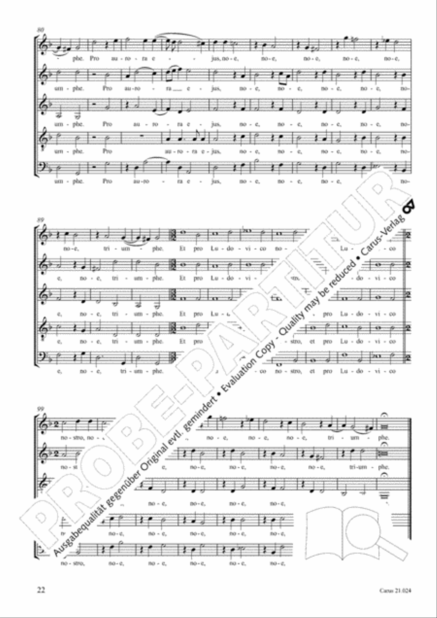 Four Christmas motets (Vier Motetten fur die Weihnachtszeit) Score scores gallery preview page 23