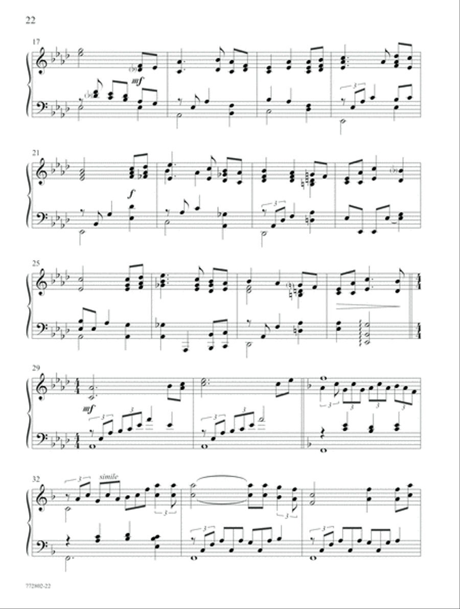 The Faithfulness of God Piano Solo scores gallery preview page 11